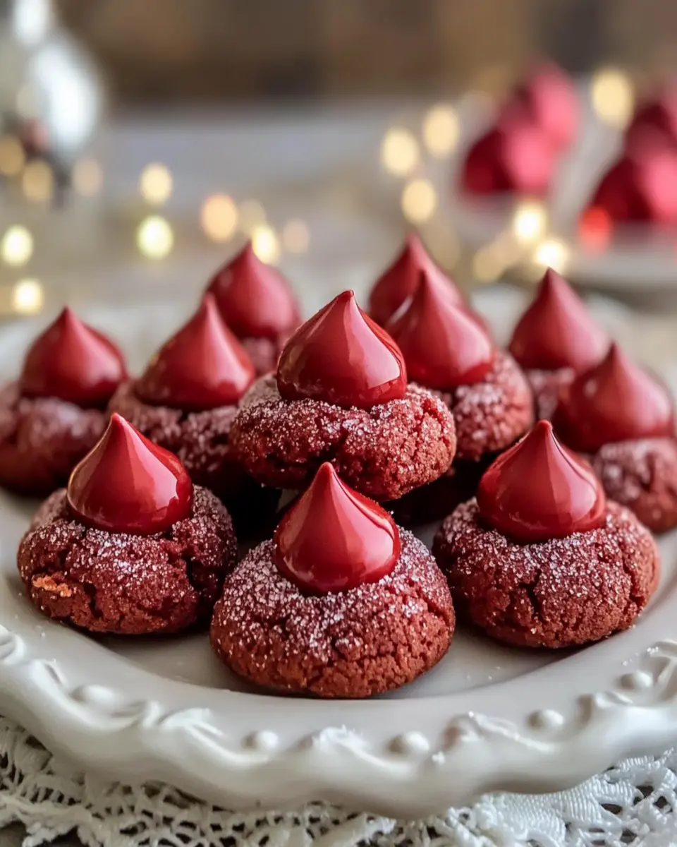 Hershey's Red Velvet Blossoms Cookies First Image First Image