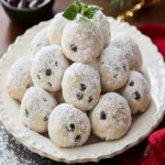 Chocolate Chip Snowball Cookies First Image First Image