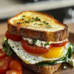 Mediterranean Breakfast Sandwich First Image First Image
