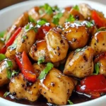 sweet and spicy honey pepper chicken First Image First Image
