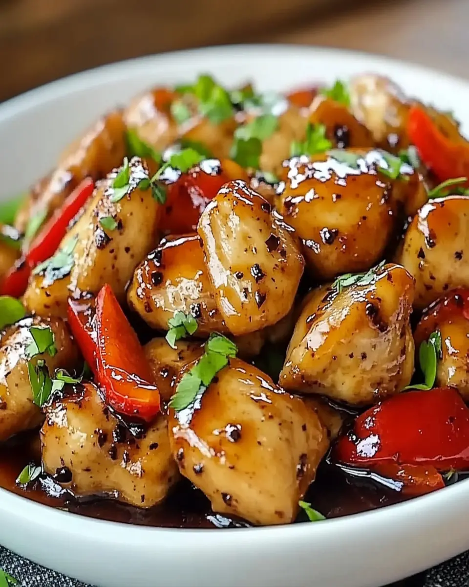 sweet and spicy honey pepper chicken First Image First Image