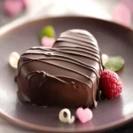 Chocolate Peanut Butter Valentine’s Heart First Image First Image