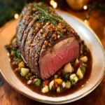 Easy Christmas Stuffed Beef Roast First Image First Image