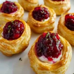 Cranberry Brie Puff Pastry Cups First Image First Image