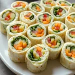 Fresh Vegetable Tortilla Roll Ups First Image First Image