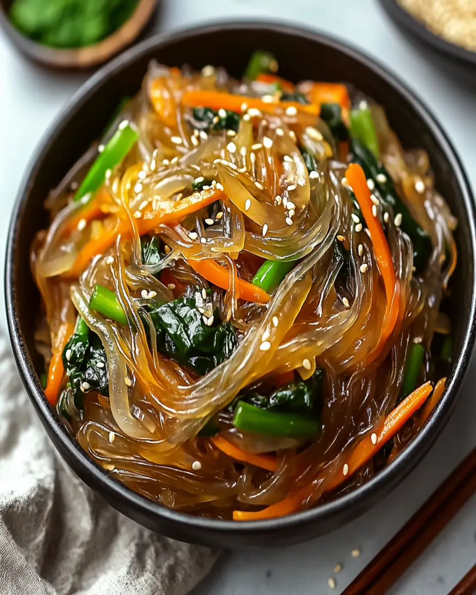 Korean Japchae Noodles First Image First Image