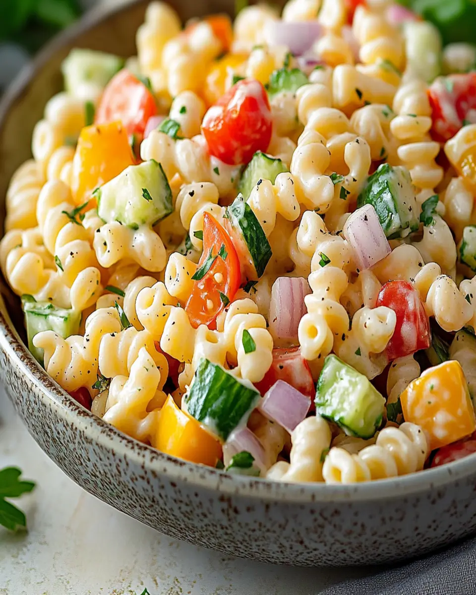 Creamy Pasta Salad First Image First Image