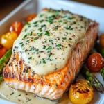 Baked Boursin Salmon Recipe in 30 Minutes First Image First Image