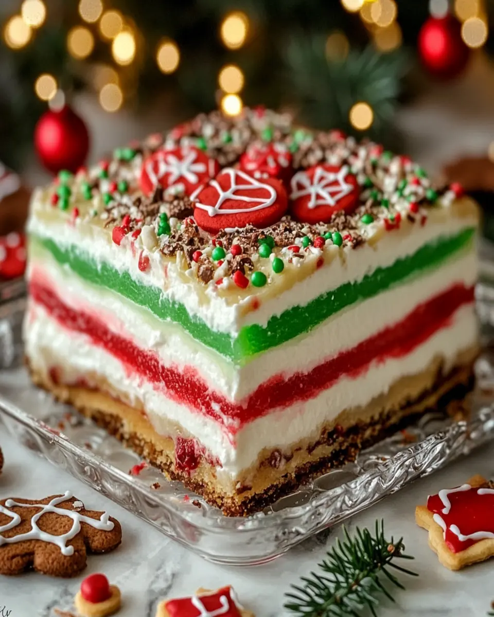 Christmas Cookie Lasagna First Image First Image