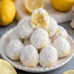 Lemon Cream Snowball Cookies First Image First Image