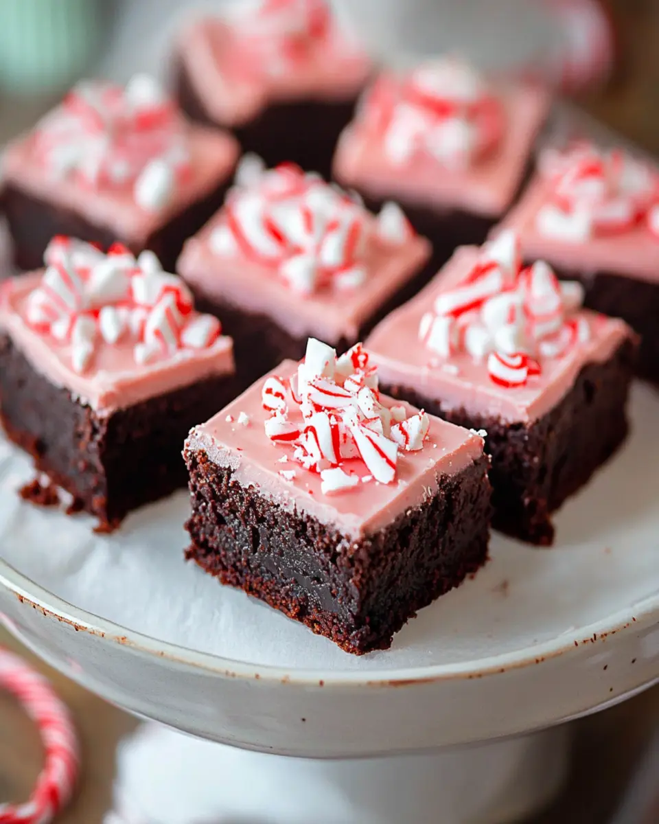 Peppermint Brownies First Image First Image