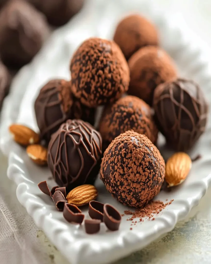 5 Ingredient Amaretto Truffles First Image First Image