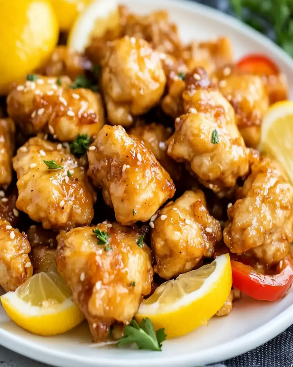 Zesty Lemon Chicken Chinese Style First Image First Image