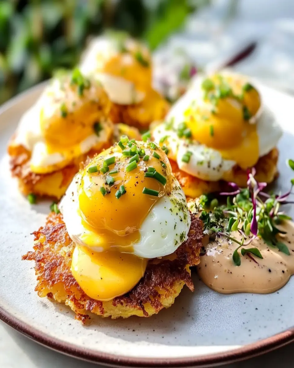 Mouthwatering Latke Eggs Benedict First Image First Image