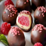 Chocolate Raspberry Truffles First Image First Image