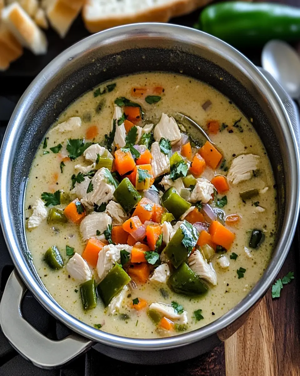 The Ultimate Creamy Chicken Poblano Soup for Cozy Nights First Image First Image