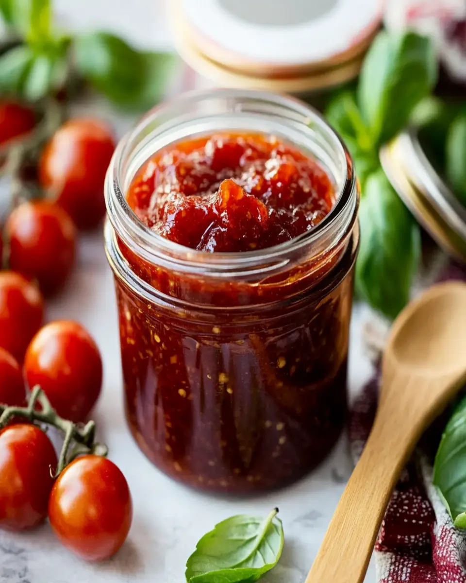 Tomato Jam Recipe Sweet And Savory Spread First Image First Image