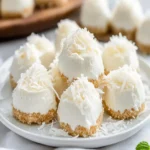 No-bake Coconut Cheesecake Bites First Image First Image