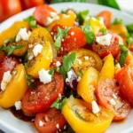 Heirloom Tomato Salad With Balsamic And Feta First Image First Image