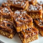 Caramel Pretzel Crack Bars First Image First Image