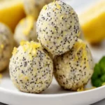 Easy Lemon Poppyseed Protein Balls First Image First Image
