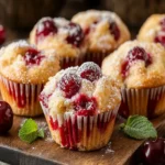 Cherry Cobbler Muffins First Image First Image