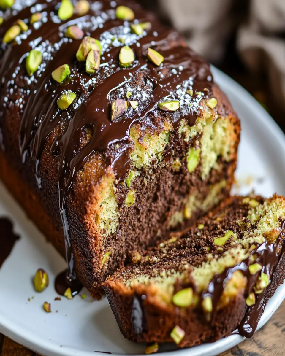 Triple Chocolate Pistachio Bread First Image First Image