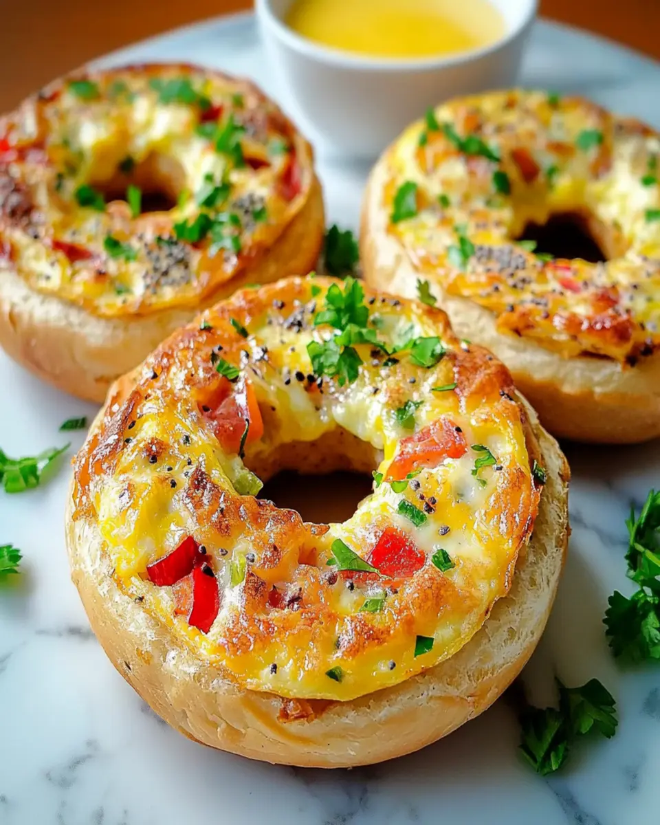 Quiche Stuffed Bagels First Image First Image