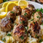 The Softest and Juiciest Greek Meatballs in Lemon Sauce First Image First Image