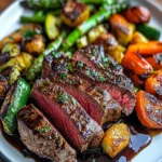 One Pan Balsamic Steak and Veggies First Image First Image