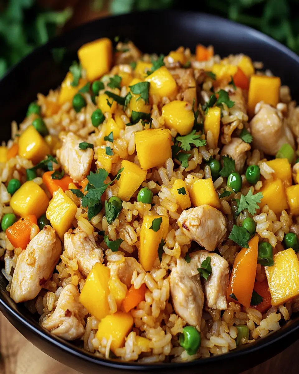 Mango Chicken Fried Rice First Image First Image