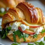 Apple & Goat Cheese Croissant Sandwich First Image First Image