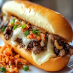 Spicy Kimchi Bulgogi Cheesesteak Recipe First Image First Image
