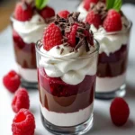 Sweet Raspberry Chocolate Parfaits First Image First Image