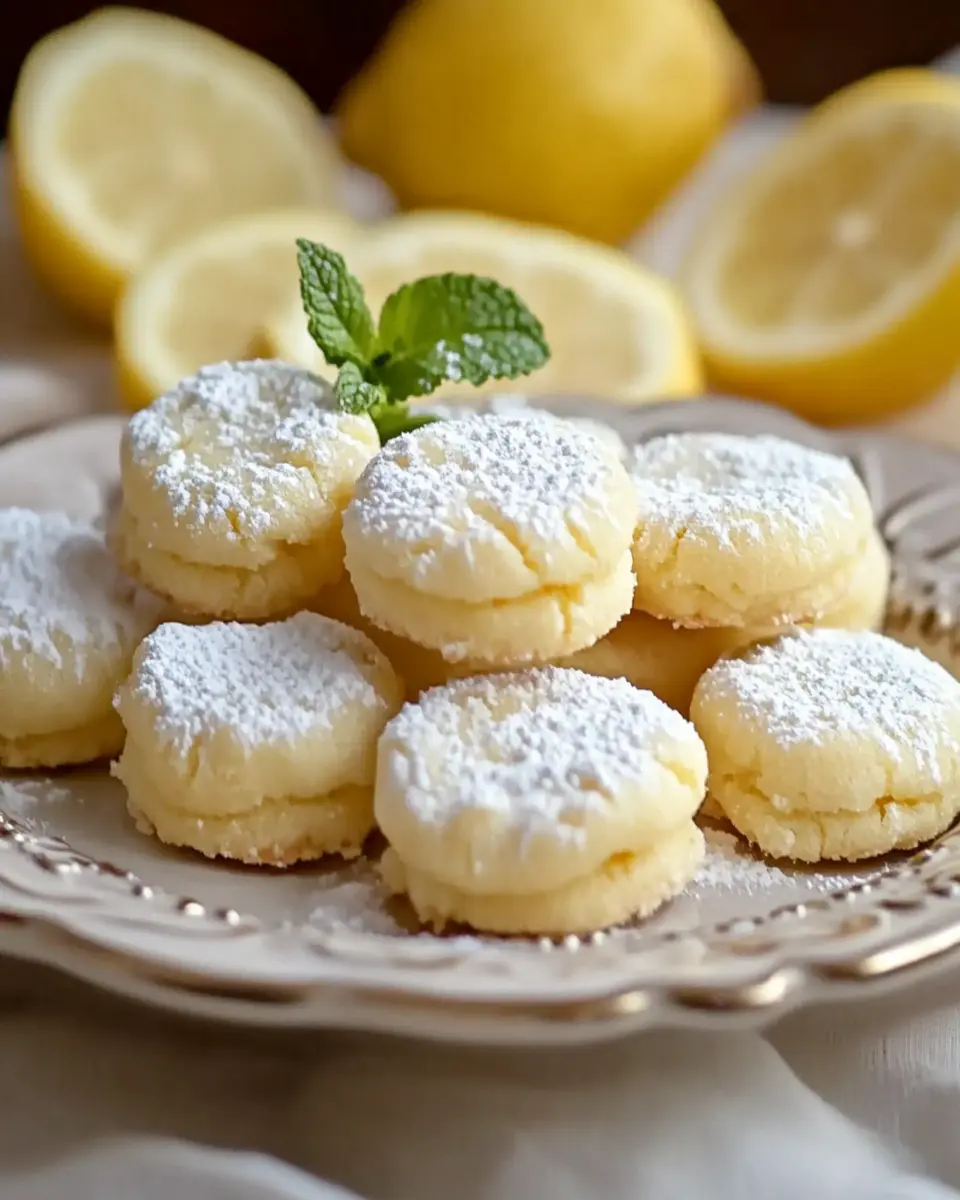 Lemon Meltaway Cookies Recipe First Image First Image
