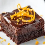 Decadent Chocolate Orange Ganache Brownie First Image First Image