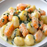 Creamy & Healthy Smoked Salmon Gnocchi First Image First Image