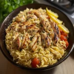 Hearty Mediterranean Lemon-Orzo Dinner First Image First Image