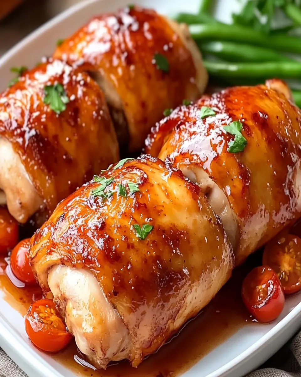Juicy Rolled Chicken Thighs First Image First Image