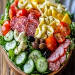 Italian Sub Salad: Refreshing Low-Carb & Classic Tortellini First Image First Image