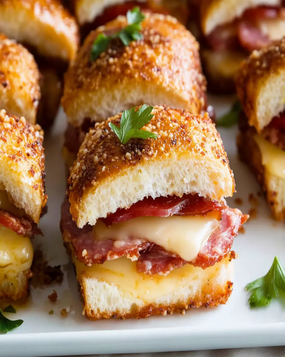 Hot Italian Sub Sliders First Image First Image