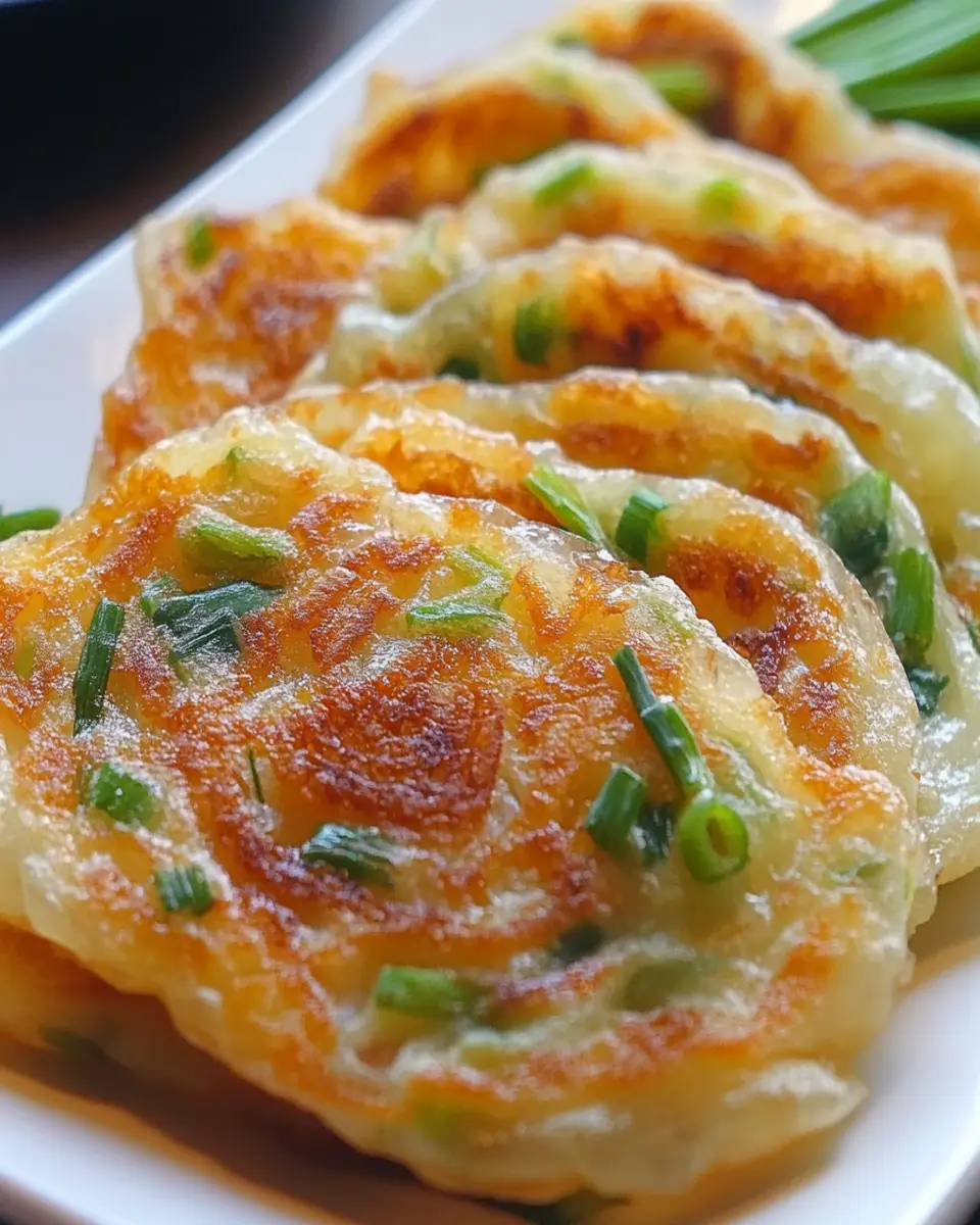 Crispy Rice Paper Scallion Pancakes First Image First Image