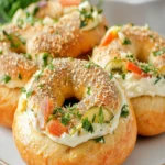 Cream Cheese Stuffed Bagels First Image First Image