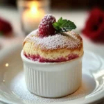 Valentine’s Day Recipes: Hot Raspberry Soufflés Dessert Pin First Image First Image