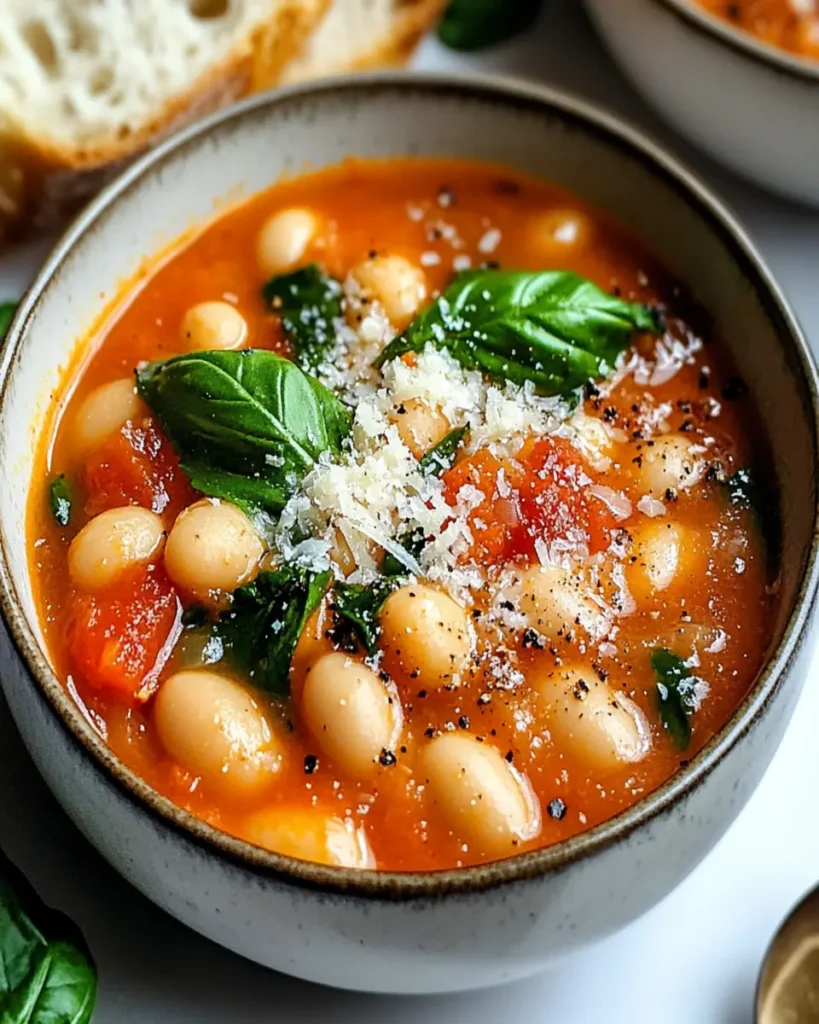 Parmesan Tomato Cannellini Bean Soup First Image First Image