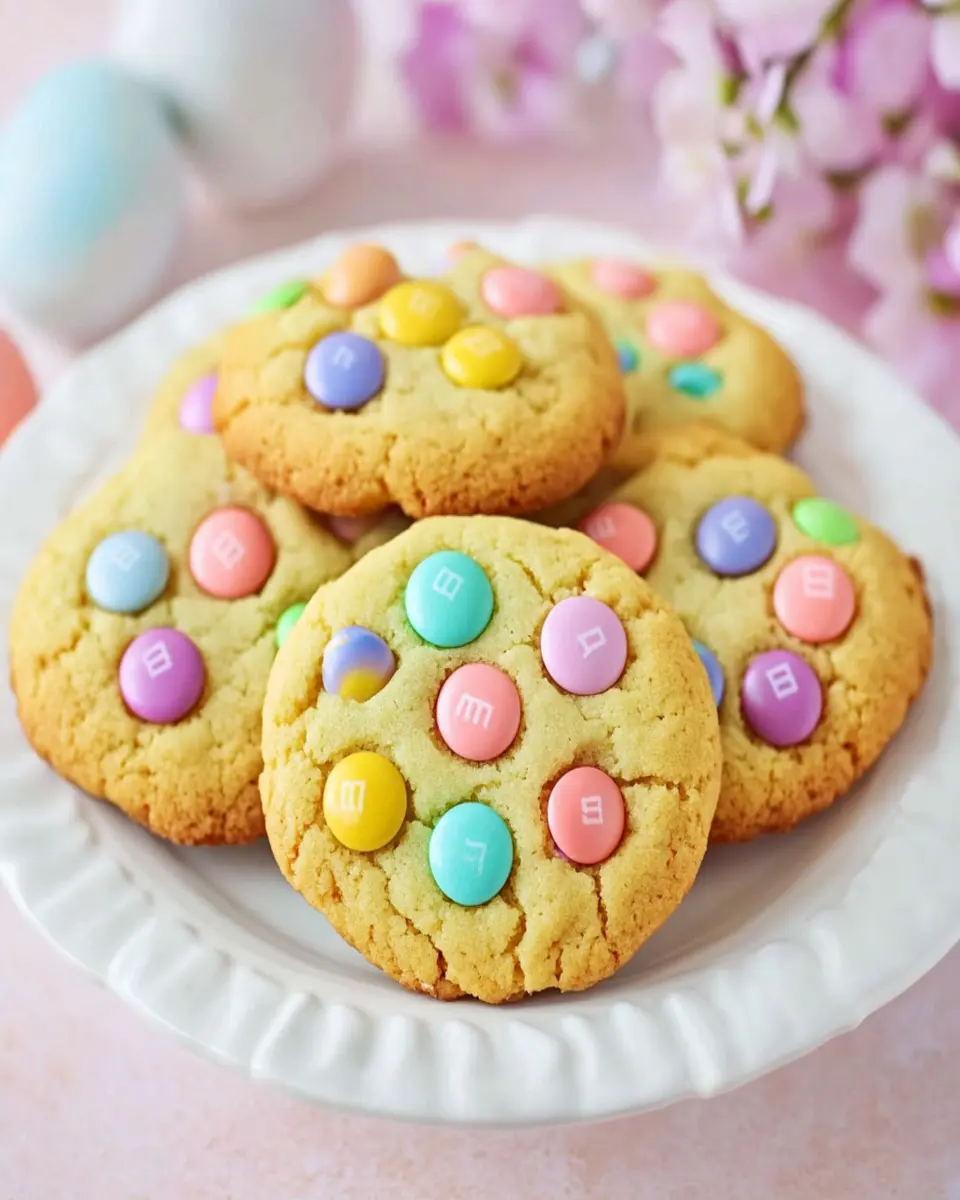 M&M Easter Cookies First Image First Image