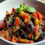Savory Roasted Eggplant Caponata First Image First Image