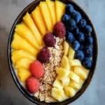 Mango Pineapple Tropical Smoothie Bowl First Image First Image