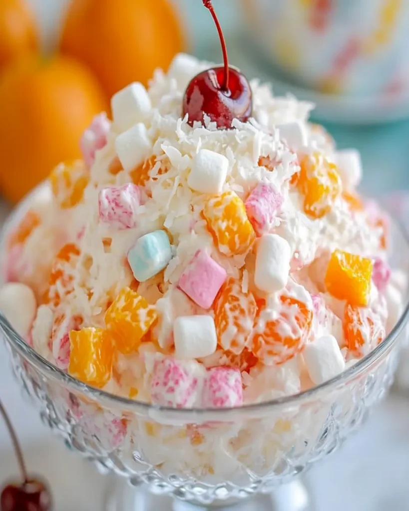 The BEST Ambrosia Salad First Image First Image
