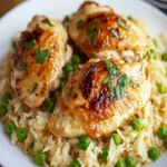 Garlic Butter Chicken and Rice First Image First Image